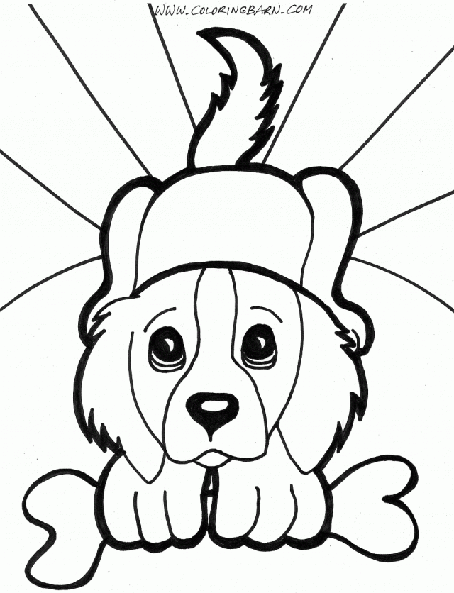 Doggie Coloring Pages Dog And Cat Coloring Pages Online Pet 287757 