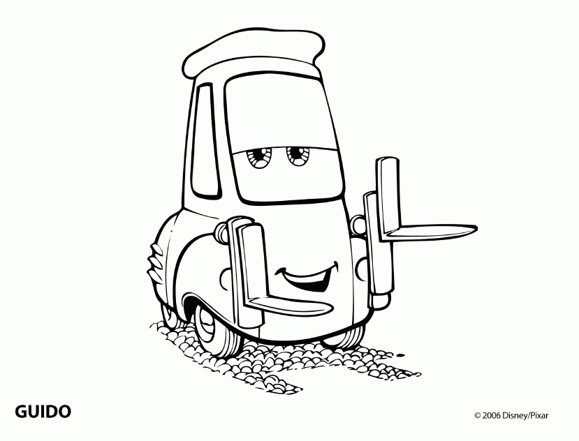 cars movie printable coloring pages : Printable Coloring Sheet 