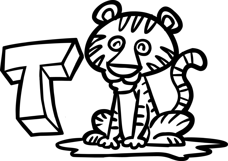 Tiger Cub Scout Coloring Pages - Coloring Home