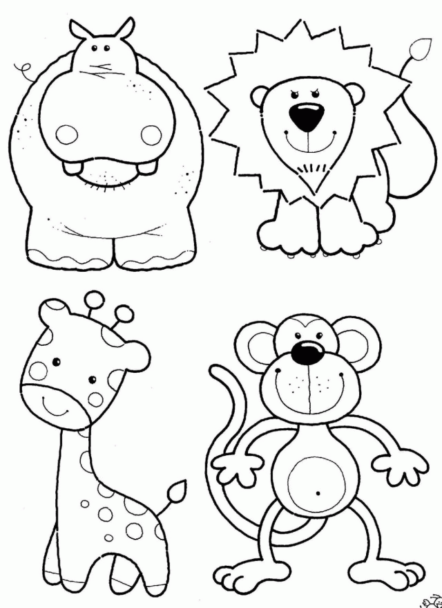 Kids Coloring Pages Animals Printable Coloring Sheet 99Coloring 
