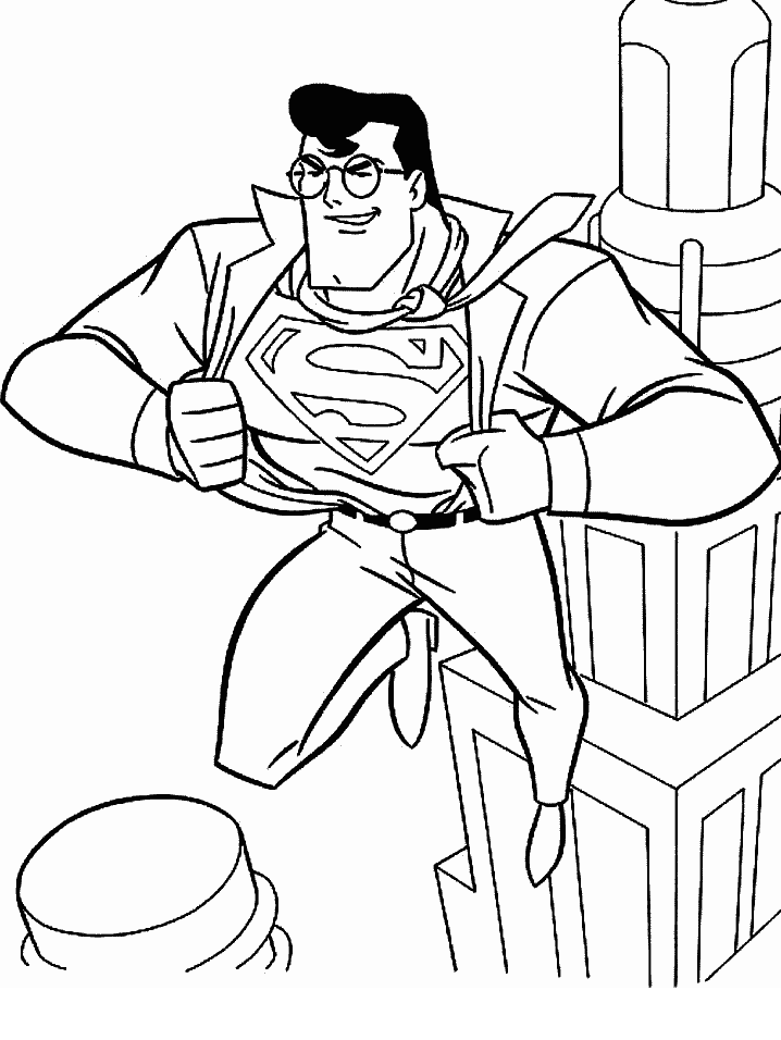 Coloring Page - Superman coloring pages 10