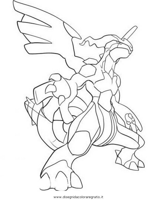 Reshiram Coloring Pages 724 | Free Printable Coloring Pages