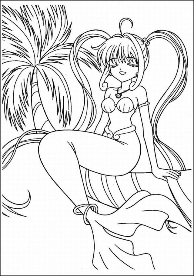 High Def 785x1118 Anime Christmas Coloring Pages Learn To Coloring 