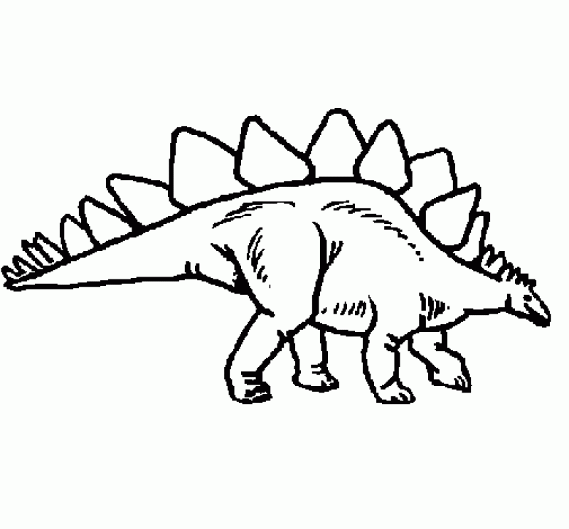 Stegosaurus Coloring Page - HD Printable Coloring Pages