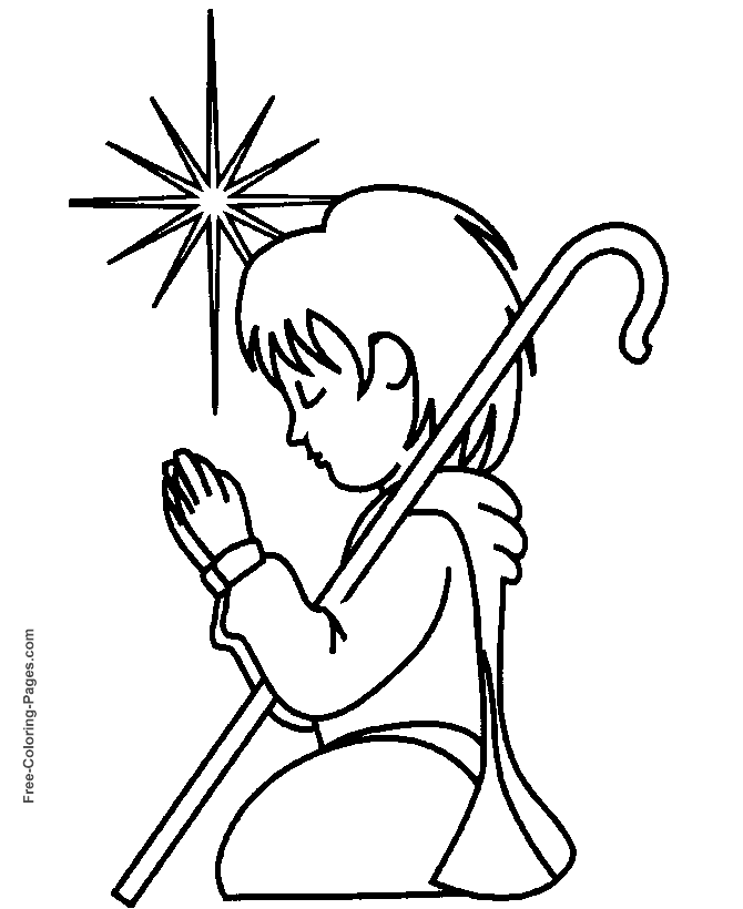 Christian coloring book pages - 16