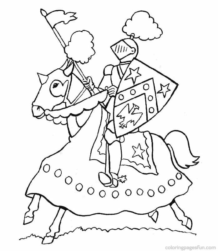 Knights Coloring Pages 44 | Free Printable Coloring Pages 