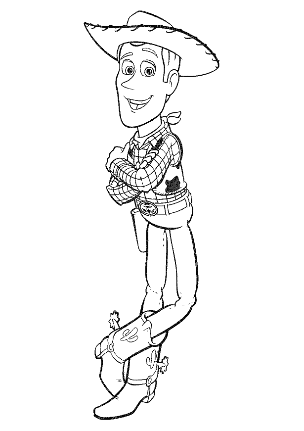 Toy story coloring page printable pages