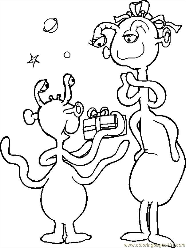 Coloring Pages Gift For Mom Aliens (Education > Mother''s Day 