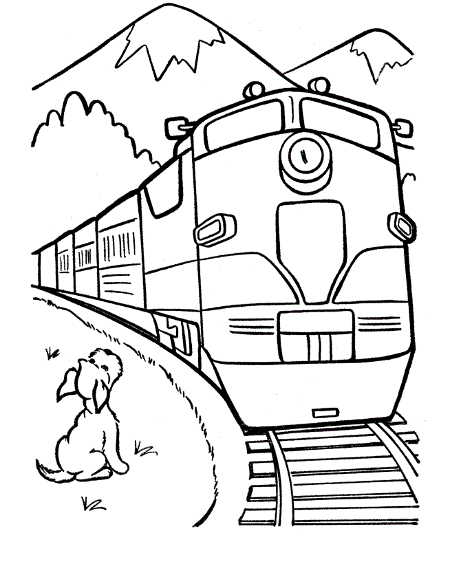 Cartoon Trains Pictures - Coloring Home