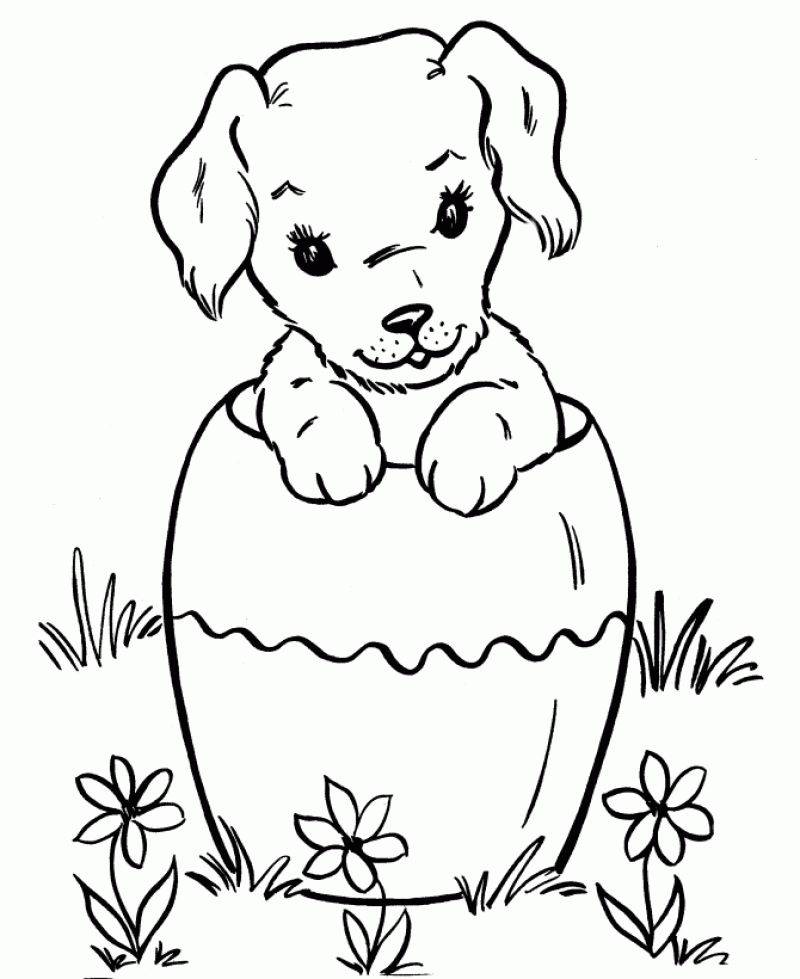 Dog Coloring Pages Free Printables - Kids Colouring Pages