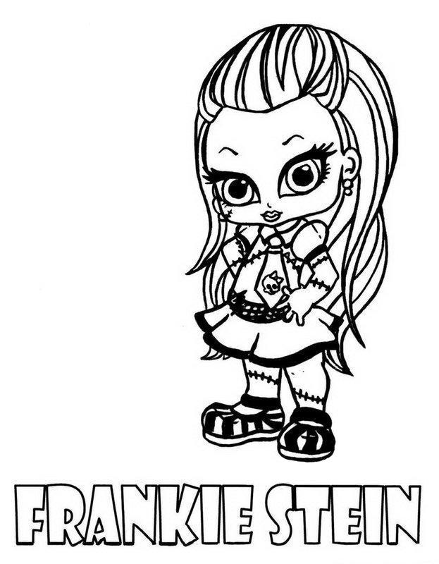 Download Monster High Coloring Pages For Kids - Coloring Home