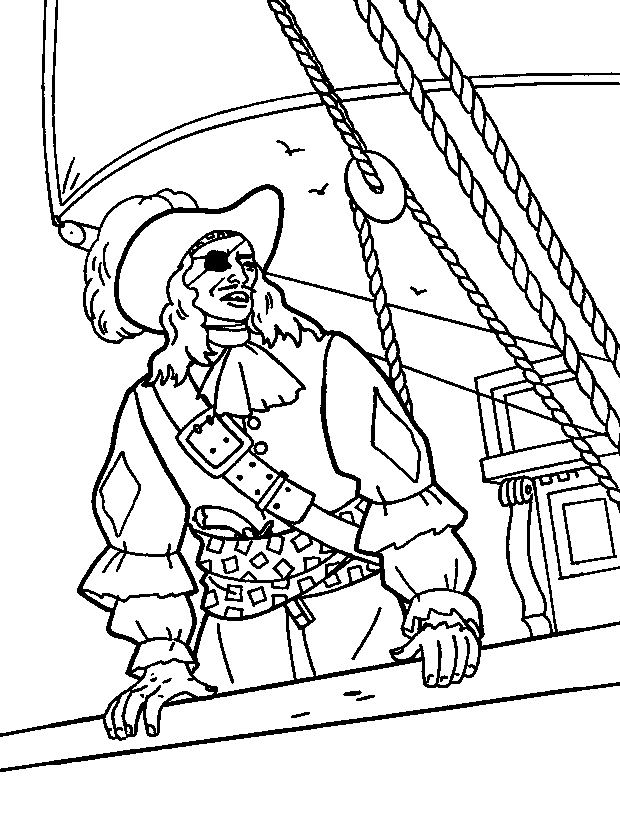 Pirate Ships Coloring Pages - Coloring Home
