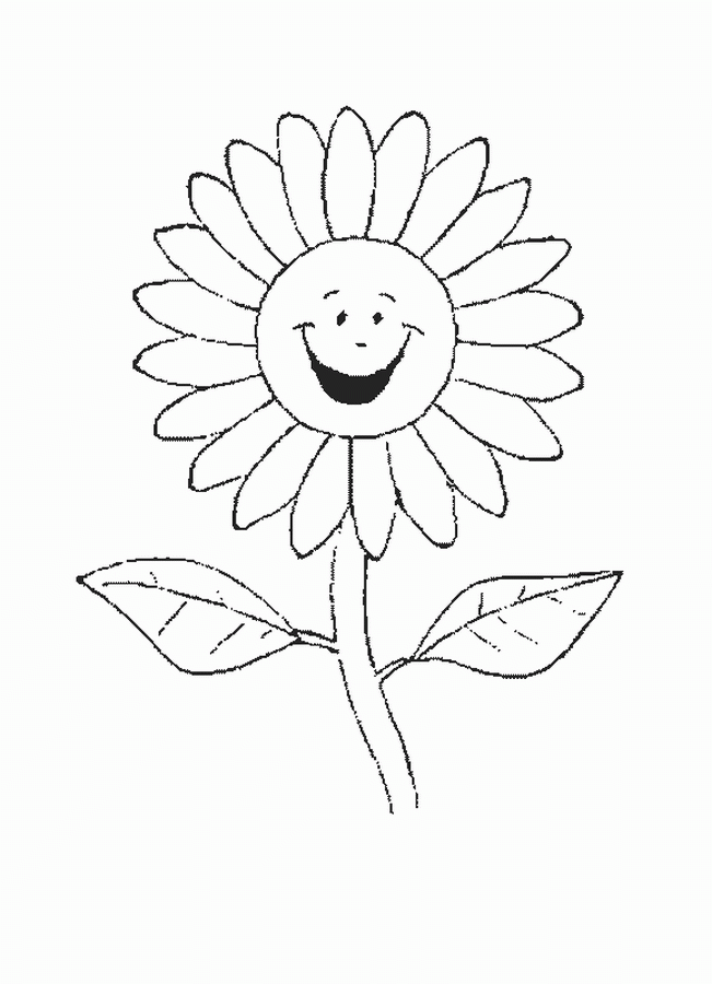 Flowers Coloring Pages For Kids | Flowers Coloring Pages | Kids 