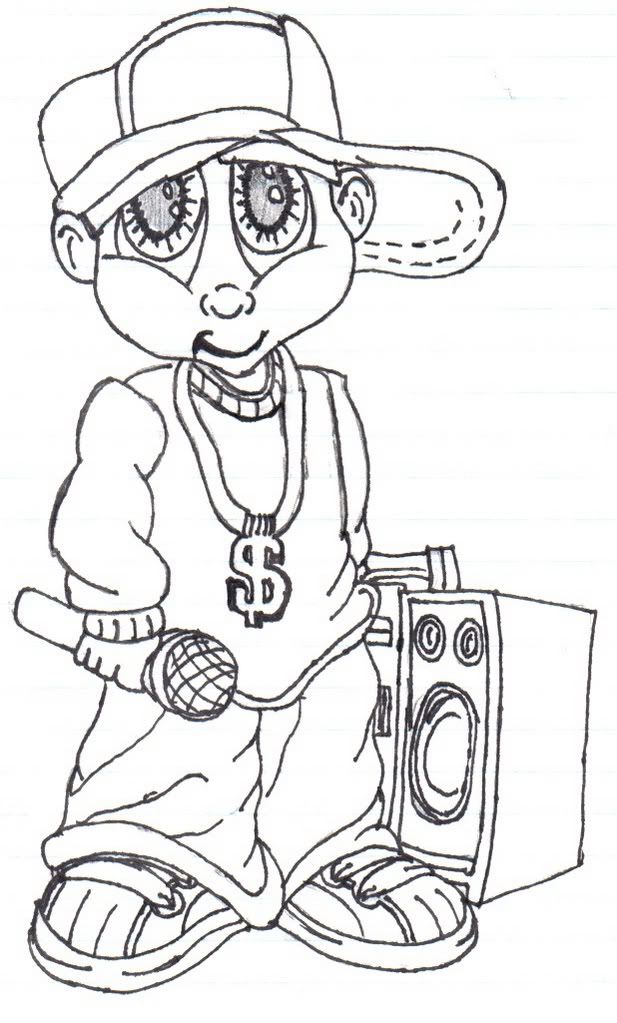 gang coloring pages