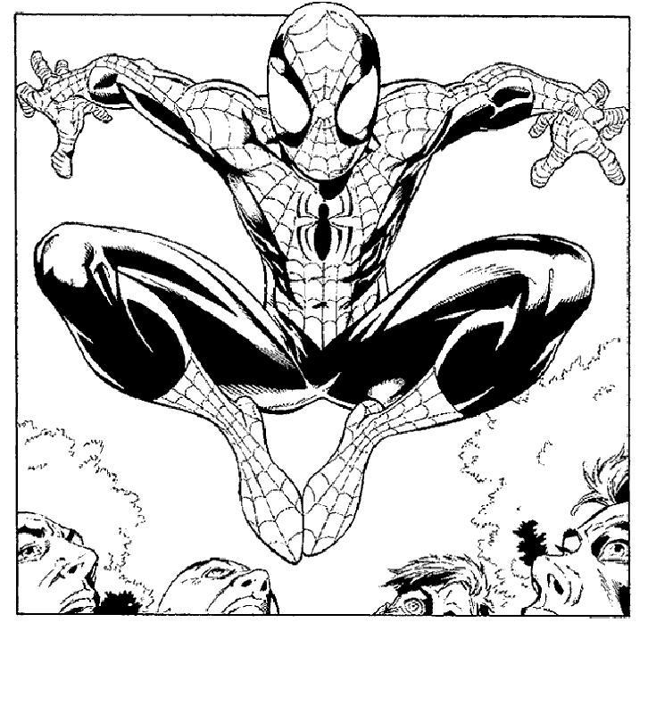 Spiderman | Free Printable Coloring Pages 