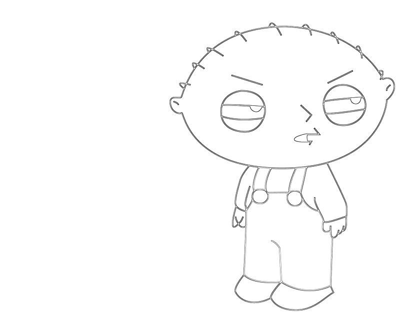 Printable Stewie Griffin Ability Coloring Pages | children 