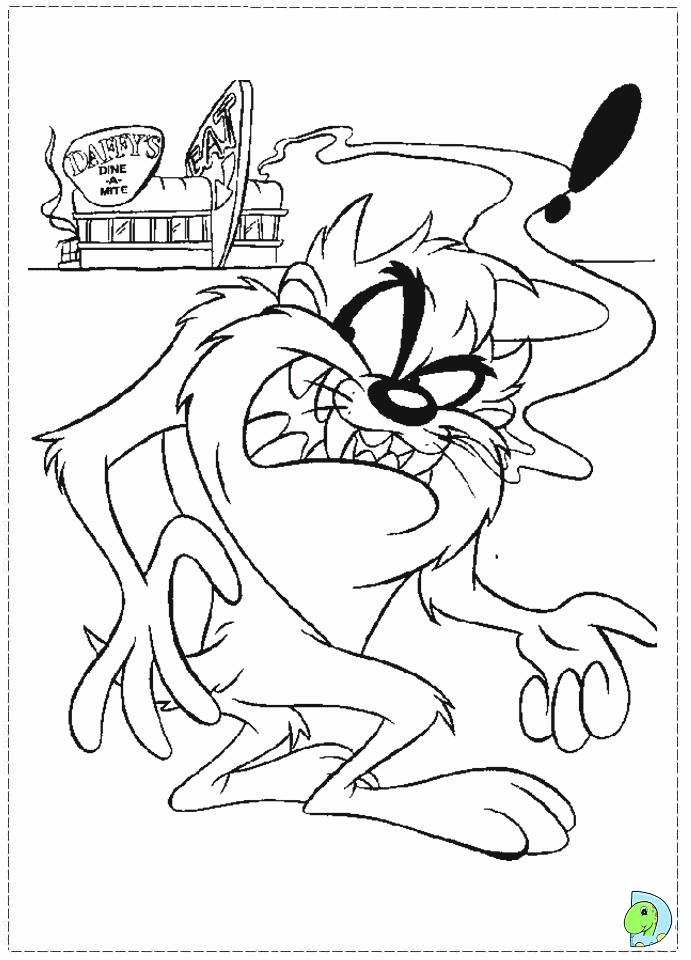 Taz Coloring Pages - Coloring Home