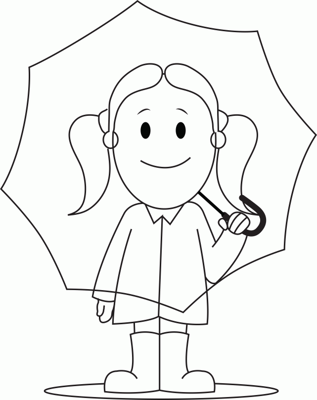 girl holding umbrella sketch « FashAddiX.