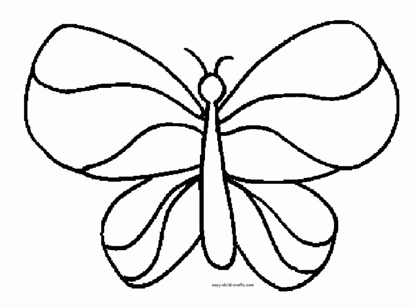 Butterfly Coloring Pages Printables