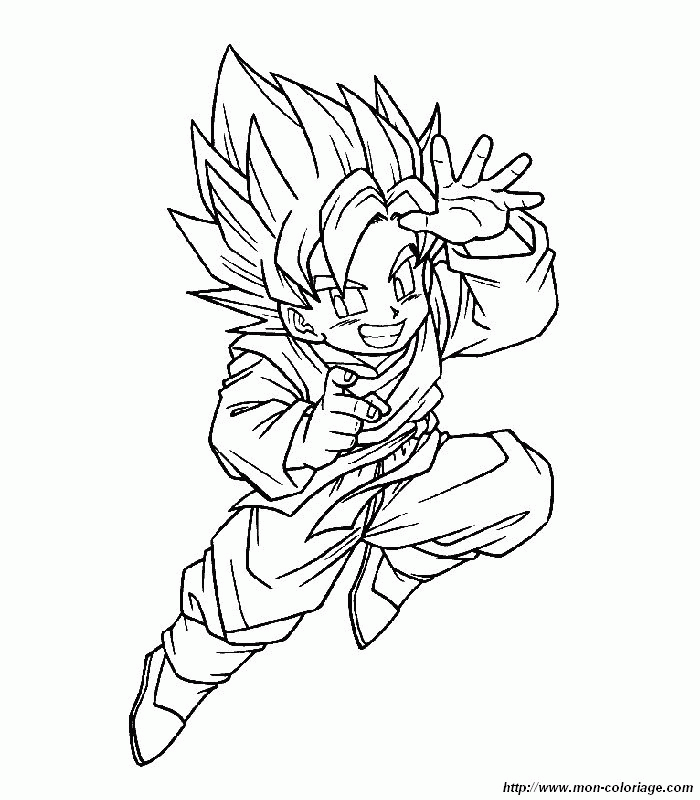 Gotenks DBZ Colouring Pages (page 2)