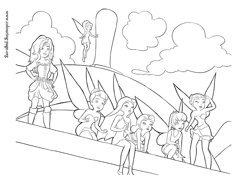 The Pirate Fairy - The Pirate Fairies coloring page