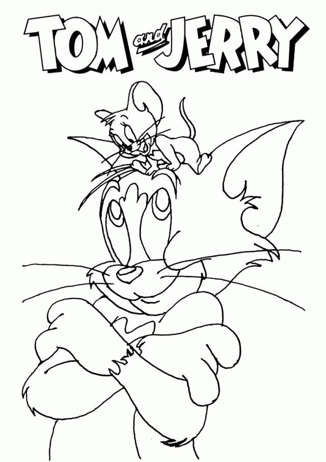 Latest Tom Jerry Coloring Page Creativity | ViolasGallery.