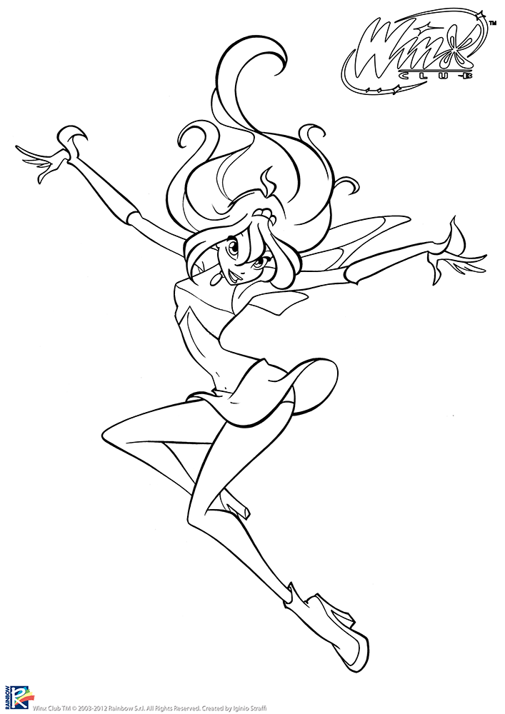winxclub charmix Colouring Pages (page 3)