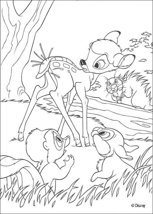 BAMBI coloring pages - Bambi 9