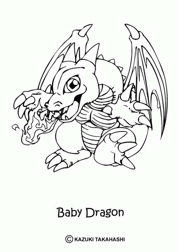 Cute Baby Dragon Coloring Page Free Printable Coloring Pages 