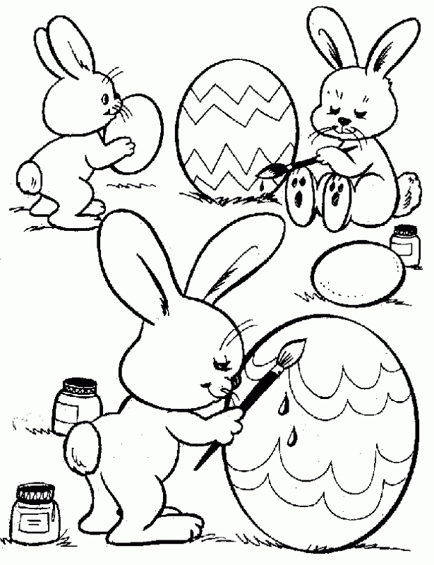 Surprise Easter Egg Drawing Page