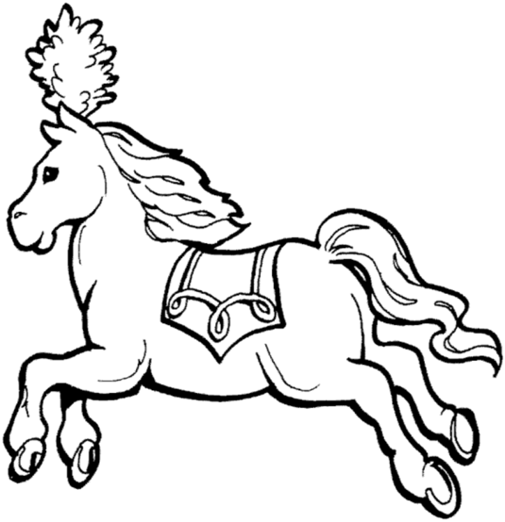 pony coloring pages ville