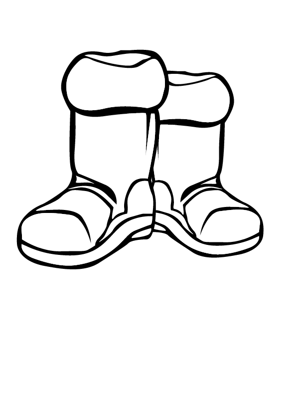 eps snow-boots printable coloring in pages for kids - number 3065 