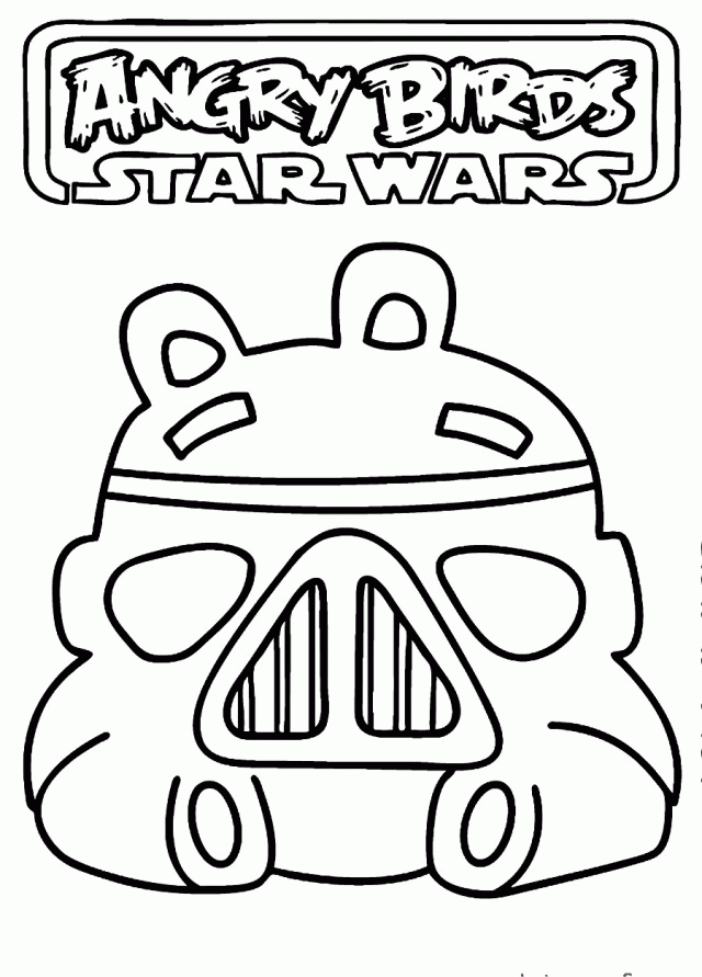 Download Darth Vader The Enemy Of Angry Birds Star Wars Coloring 