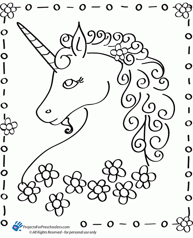 printable unicorn coloring pages  coloring home