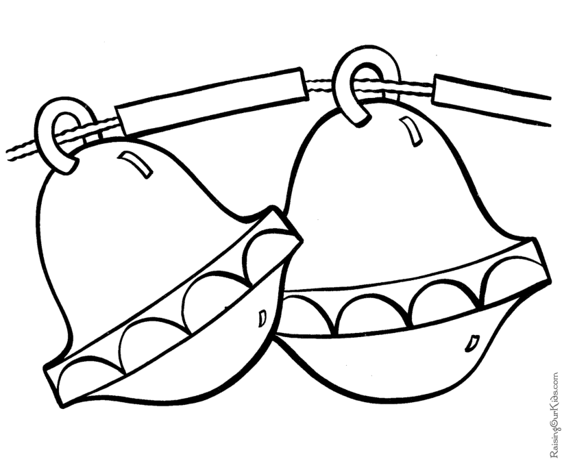Christmas Jingle Bell Coloring Pages Images & Pictures - Becuo