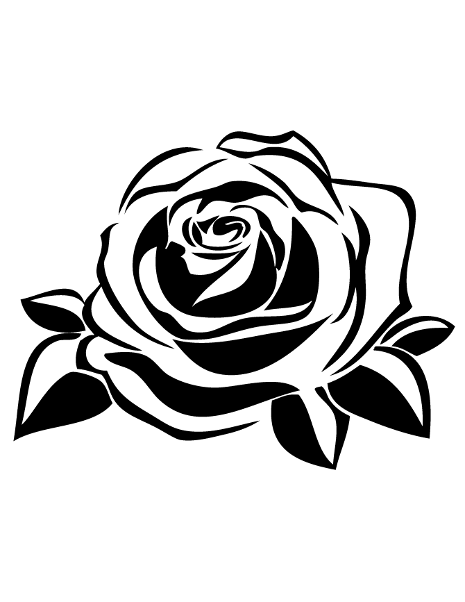 Rose Coloring Pages Printable Coloring Home