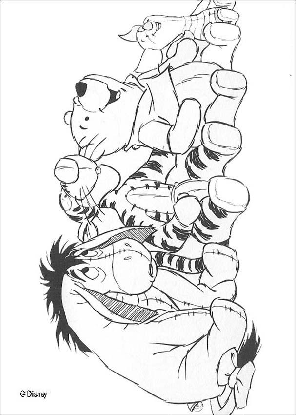 Eeyore Coloring Page Mewarnai 2014 | Sticky Pictures