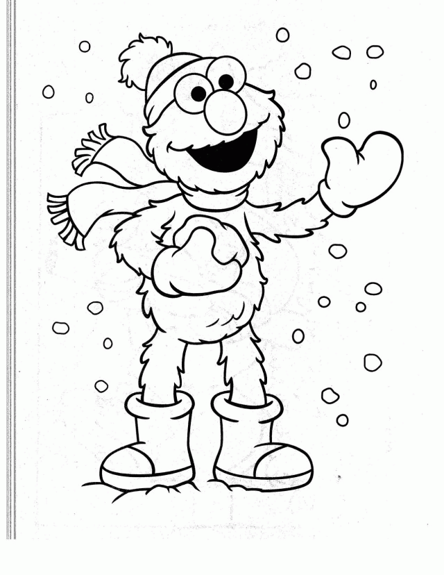 Cookie Monster Coloring Pages Coloring Pages Of Elmo Viewing 