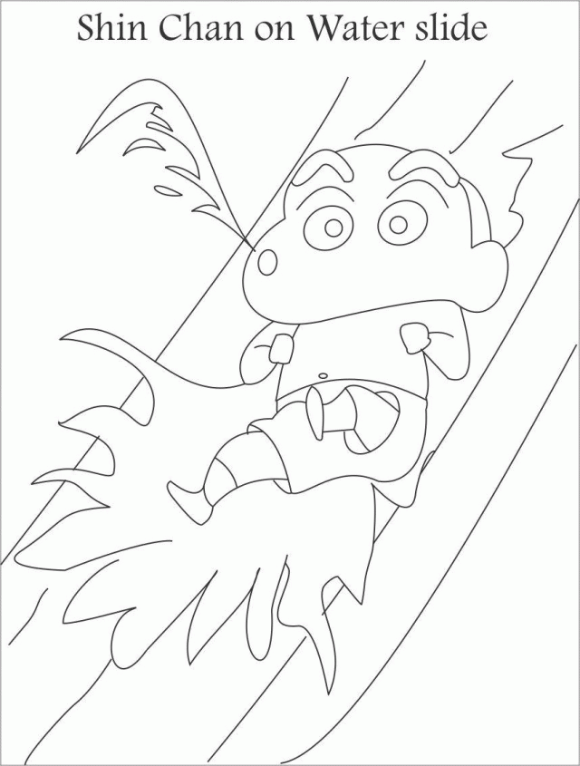 Water Slide Coloring Pages - Coloring Home