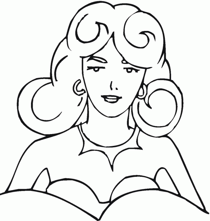 d woman Colouring Pages (page 2)