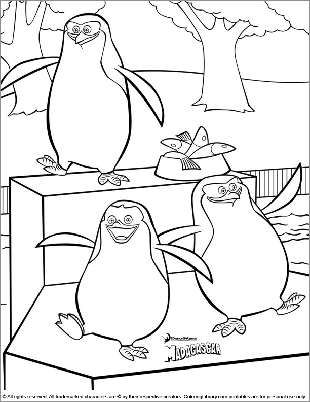 to madagascar Colouring Pages (page 2)