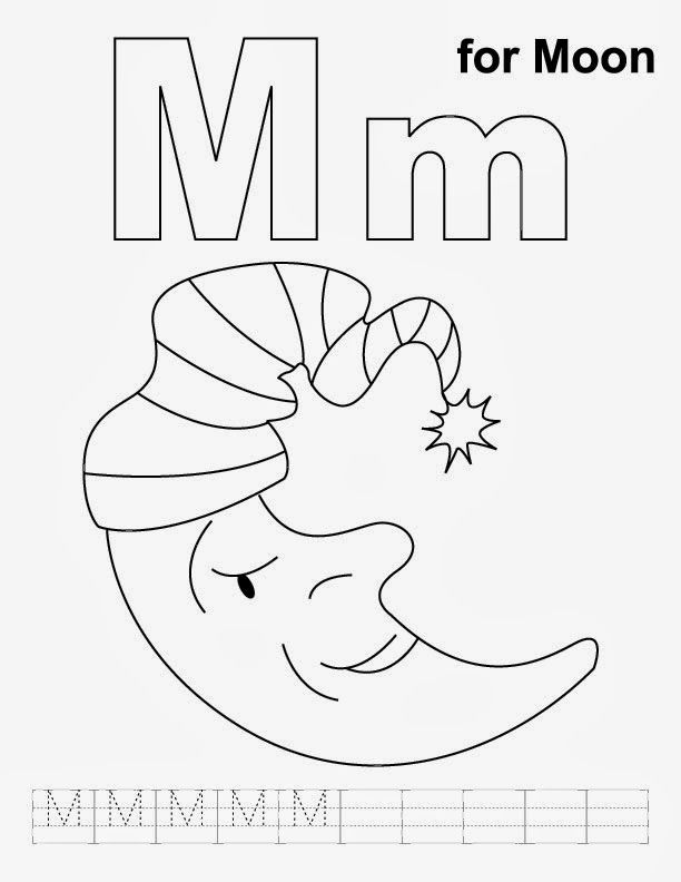 Coloring Pages Moon Linght