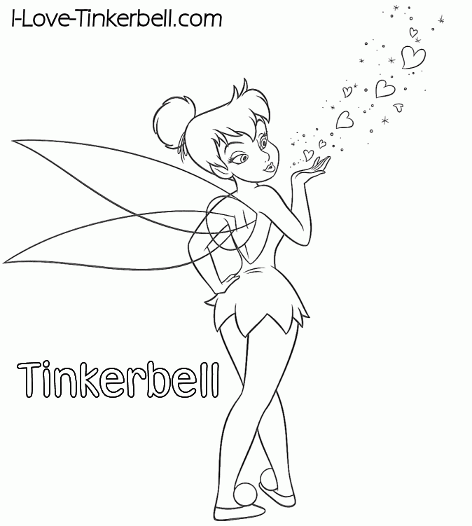 Baby Tinkerbell Coloring Pages 343 | Free Printable Coloring Pages