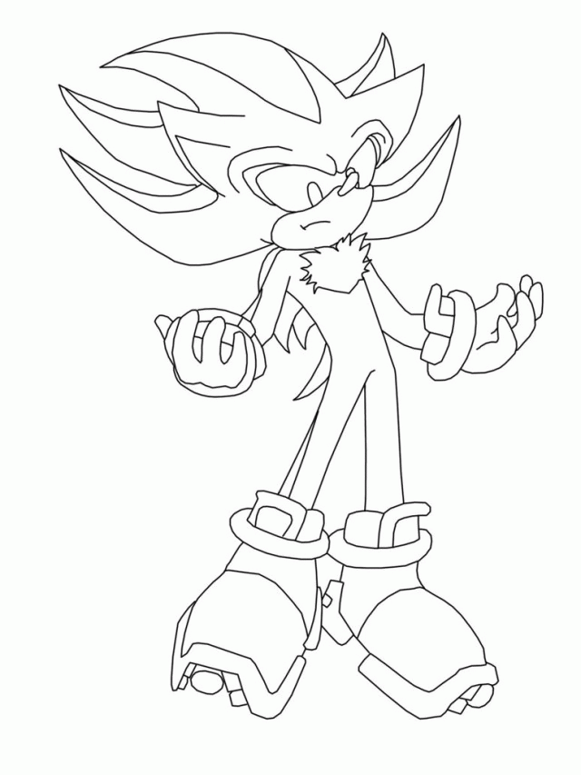 Viewing Gallery For Sonic The Hedgehog Coloring Pages 37200 Sonic 