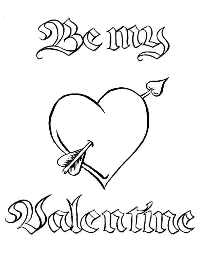 Heart Coloring Pages for Kids- Free Coloring Sheets to print
