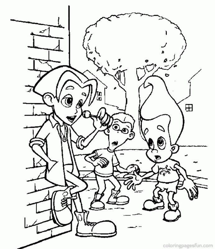 Jimmy Neutron Coloring Pages 11 | Free Printable Coloring Pages 