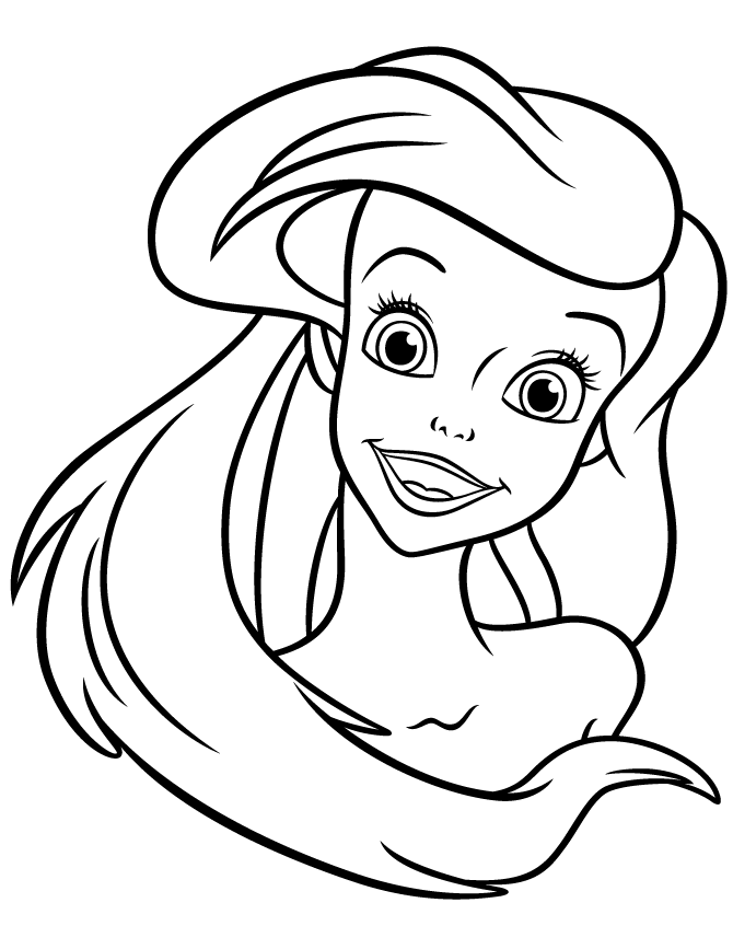 Mermaid Printable Coloring Pages 495 | Free Printable Coloring Pages