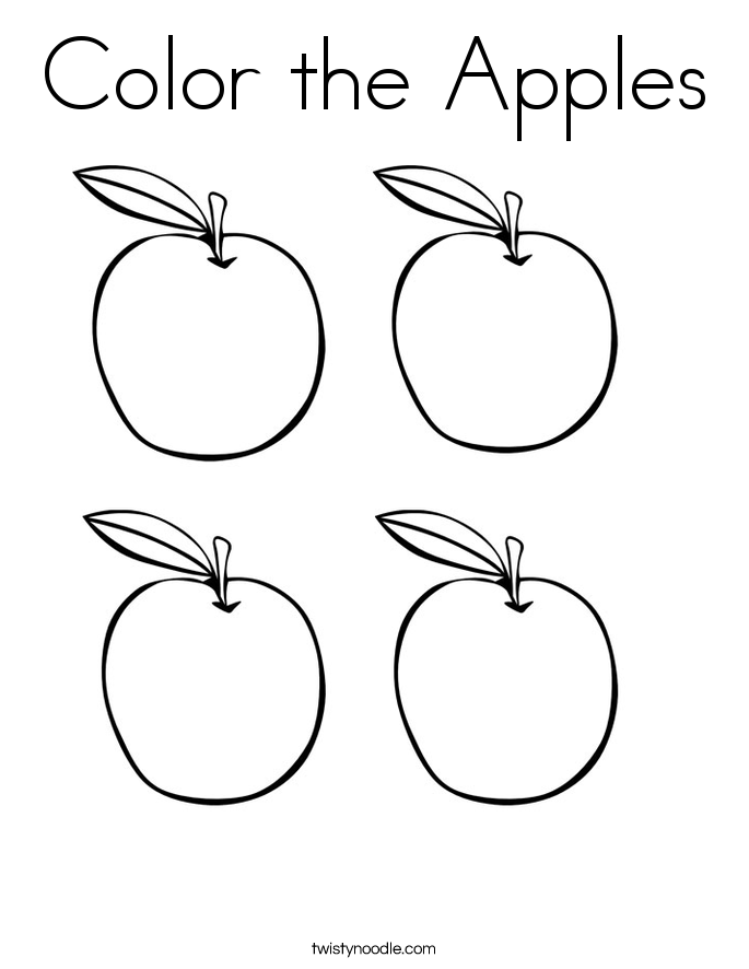 Apple Coloring Pages | Coloring Pages
