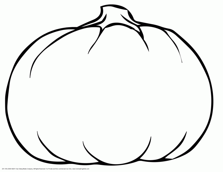 Wide Jack Lantern Pumpkin Coloring Page Coloring Pages For Kids 