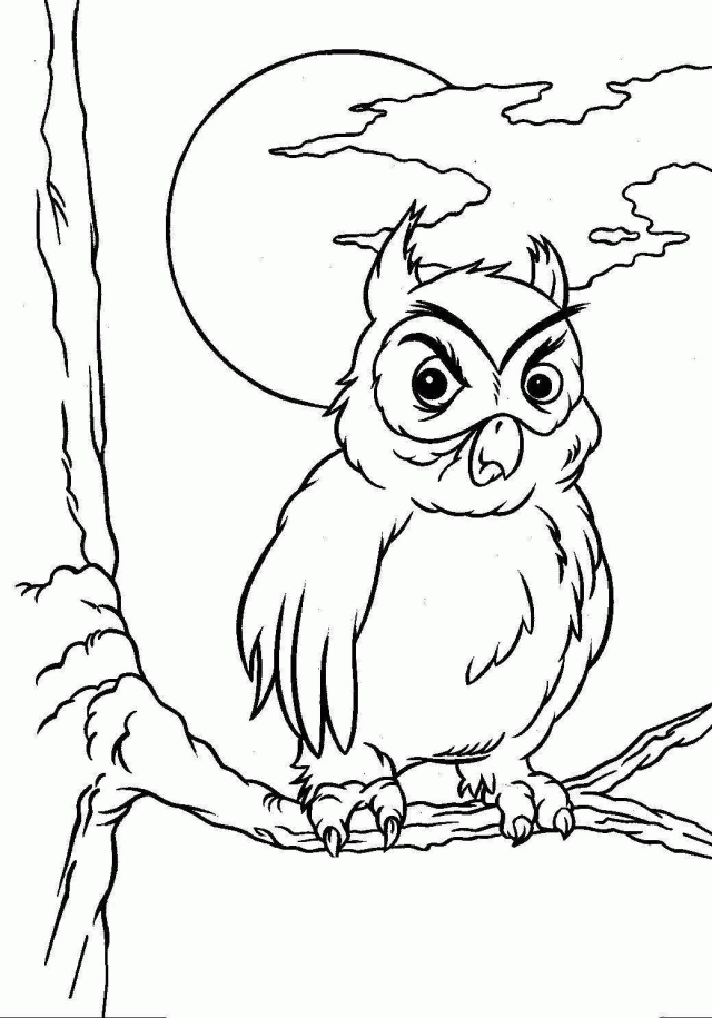 Halloween Owl Coloring Pages Coloring Pages Coloring Pages For